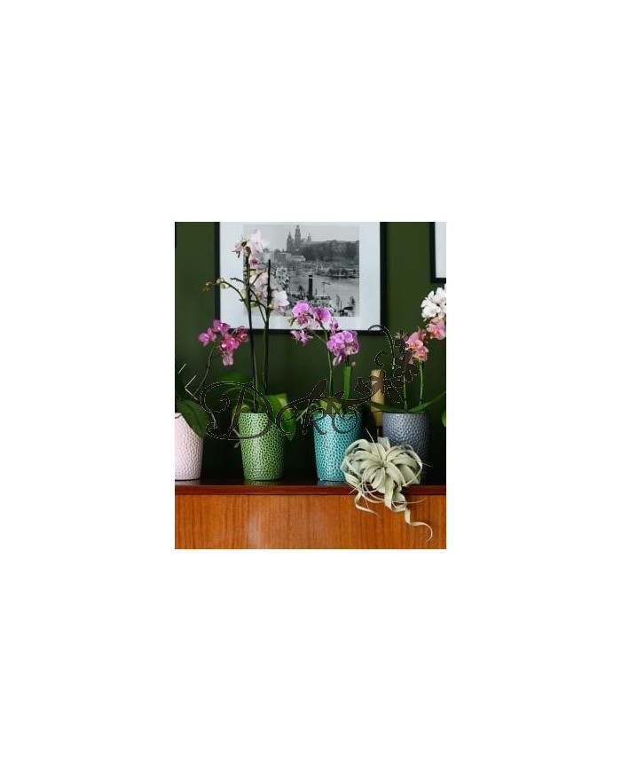 Doniczka ceramiczna osłonka oliwkowa do storczyka