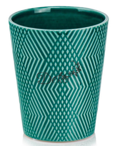 Doniczka ceramiczna osłonka oliwkowa do storczyka