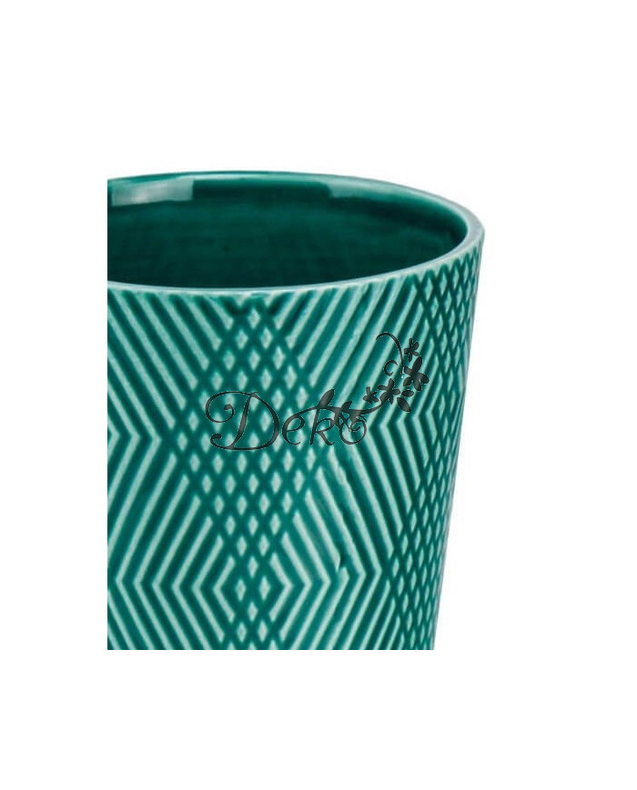 Doniczka ceramiczna osłonka oliwkowa do storczyka