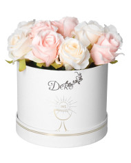 Flower box pudełko na komunię komunia prezent pamiątka