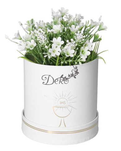 Flower box pudełko na komunię komunia prezent pamiątka