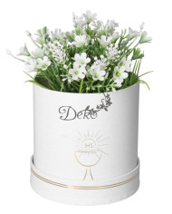 Flower box pudełko na komunię komunia prezent pamiątka