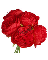 SZTUCZNE KWIATY JAK ŻYWE PEONIA PIWONIA GUMOWANA