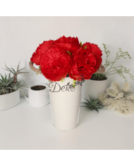 SZTUCZNE KWIATY JAK ŻYWE PEONIA PIWONIA GUMOWANA