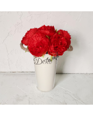 SZTUCZNE KWIATY JAK ŻYWE PEONIA PIWONIA GUMOWANA