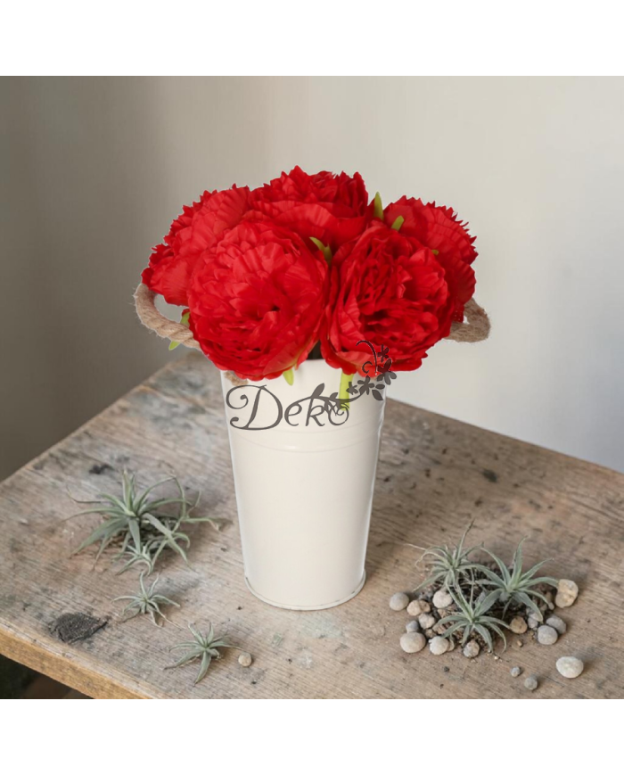 SZTUCZNE KWIATY JAK ŻYWE PEONIA PIWONIA GUMOWANA