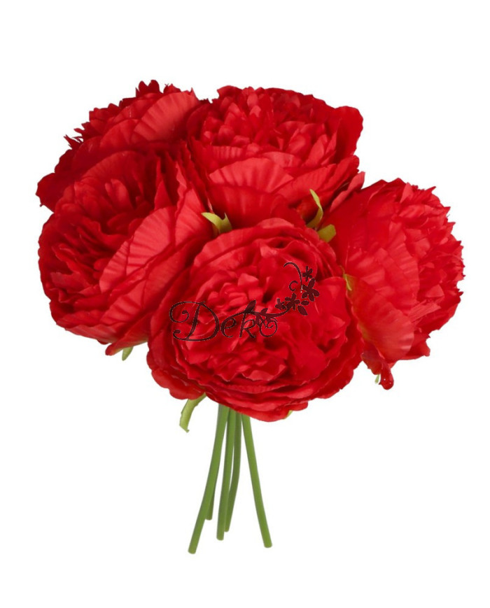 SZTUCZNE KWIATY JAK ŻYWE PEONIA PIWONIA GUMOWANA