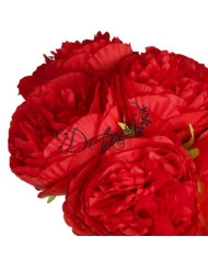 SZTUCZNE KWIATY JAK ŻYWE PEONIA PIWONIA GUMOWANA