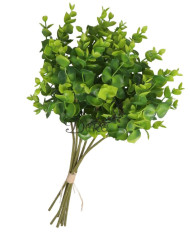 BUKSZPAN LIŚCIE BUKIET BUKSZPANU 36CM 7GAŁ SZTUCZNE KWIATY