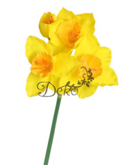 ŻONKILE ŻONKIL SZTUCZNE KWIATY GAŁĄZKA ROŚLINA 1SZT 42CM