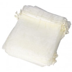 WORECZKI Z ORGANZY 20SZT 7X9CM KOMUNIA ŚLUB