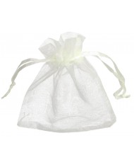 WORECZKI Z ORGANZY 20SZT 7X9CM KOMUNIA ŚLUB