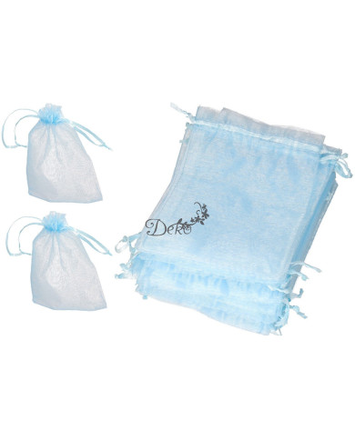 WORECZKI Z ORGANZY 20SZT 7X9CM KOMUNIA ŚLUB