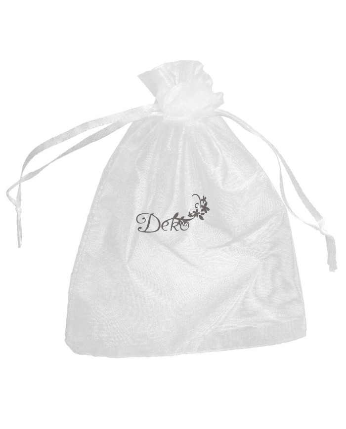 WORECZKI Z ORGANZY 20SZT 7X9CM KOMUNIA ŚLUB