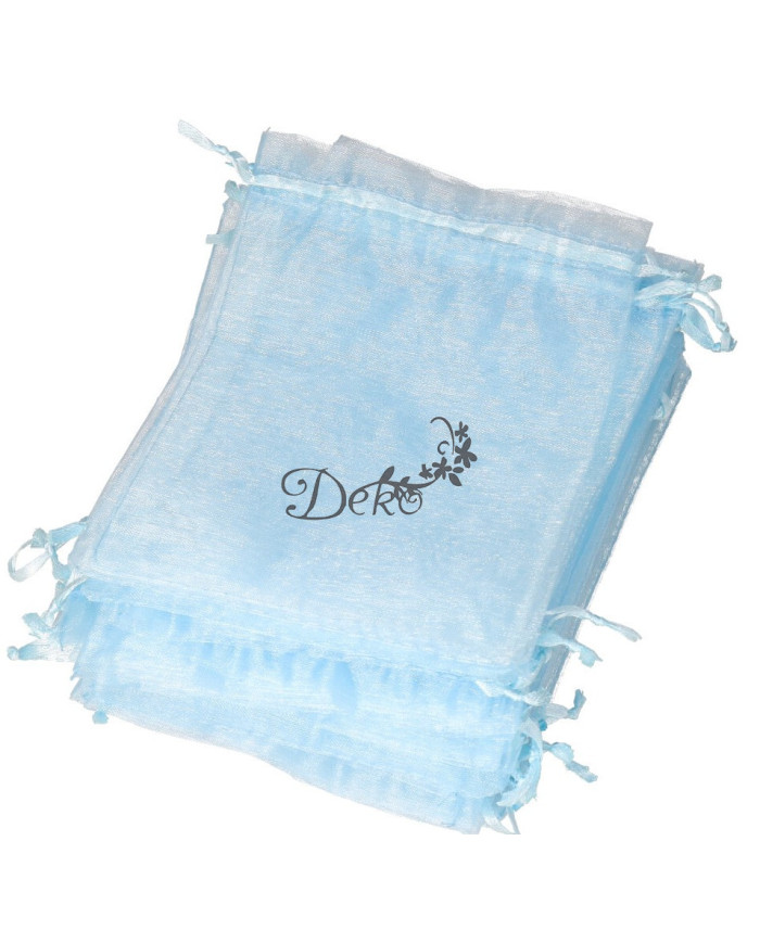 WORECZKI Z ORGANZY 20SZT 7X9CM KOMUNIA ŚLUB