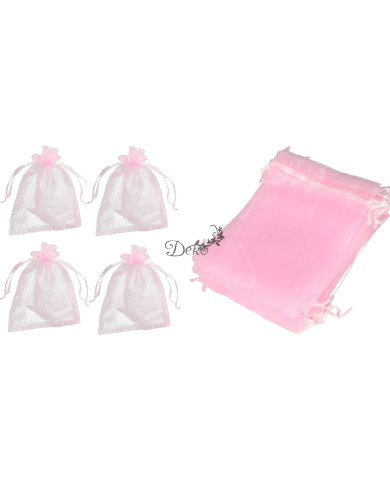 WORECZKI Z ORGANZY 20SZT 9X12CM KOMUNIA ŚLUB