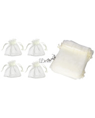 WORECZKI Z ORGANZY 20SZT 9X12CM KOMUNIA ŚLUB