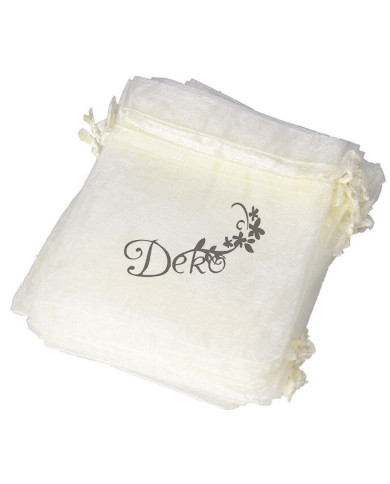 WORECZKI Z ORGANZY 20SZT 9X12CM KOMUNIA ŚLUB