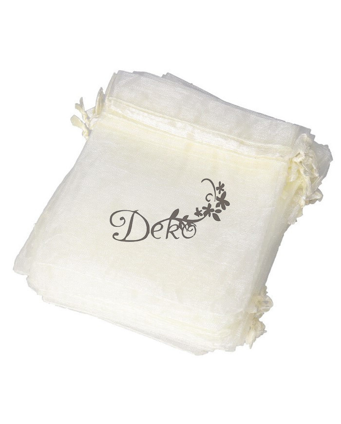 WORECZKI Z ORGANZY 20SZT 9X12CM KOMUNIA ŚLUB