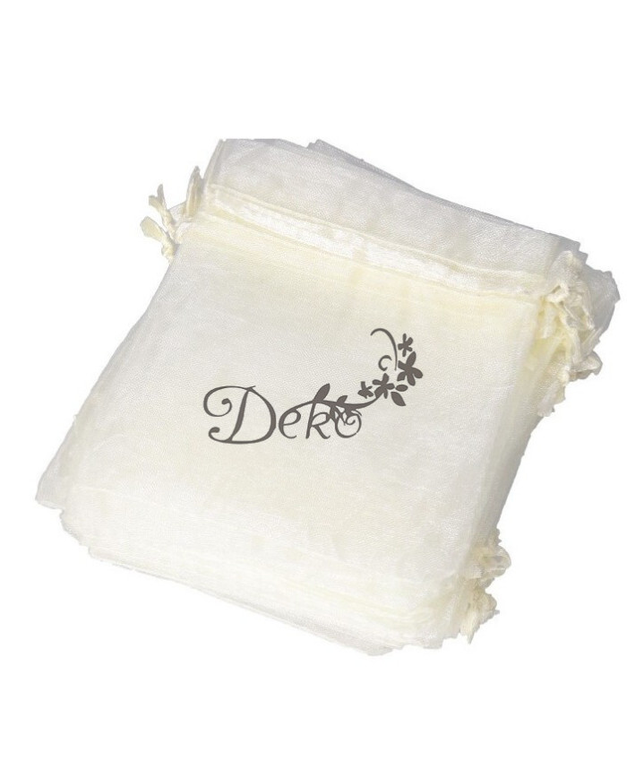 WORECZKI Z ORGANZY 20SZT 13X18CM KOMUNIA ŚLUB