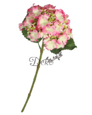 Hortensja pojedyncza sztuczne kwiaty jak żywe 42 cm