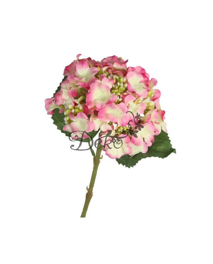 Hortensja pojedyncza sztuczne kwiaty jak żywe 42 cm