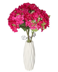 Hortensja pojedyncza sztuczne kwiaty jak żywe 42 cm