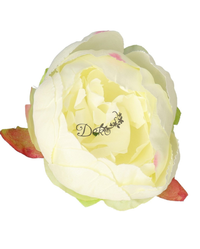 PIWONIA PEONIA GŁÓWKA DO WYRABIANIA JAK ŻYWA DUŻA 8CM SATYNOWA