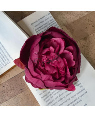 PIWONIA PEONIA GŁÓWKA DO WYRABIANIA JAK ŻYWA DUŻA 8CM SATYNOWA