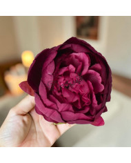 PIWONIA PEONIA GŁÓWKA DO WYRABIANIA JAK ŻYWA DUŻA 8CM SATYNOWA