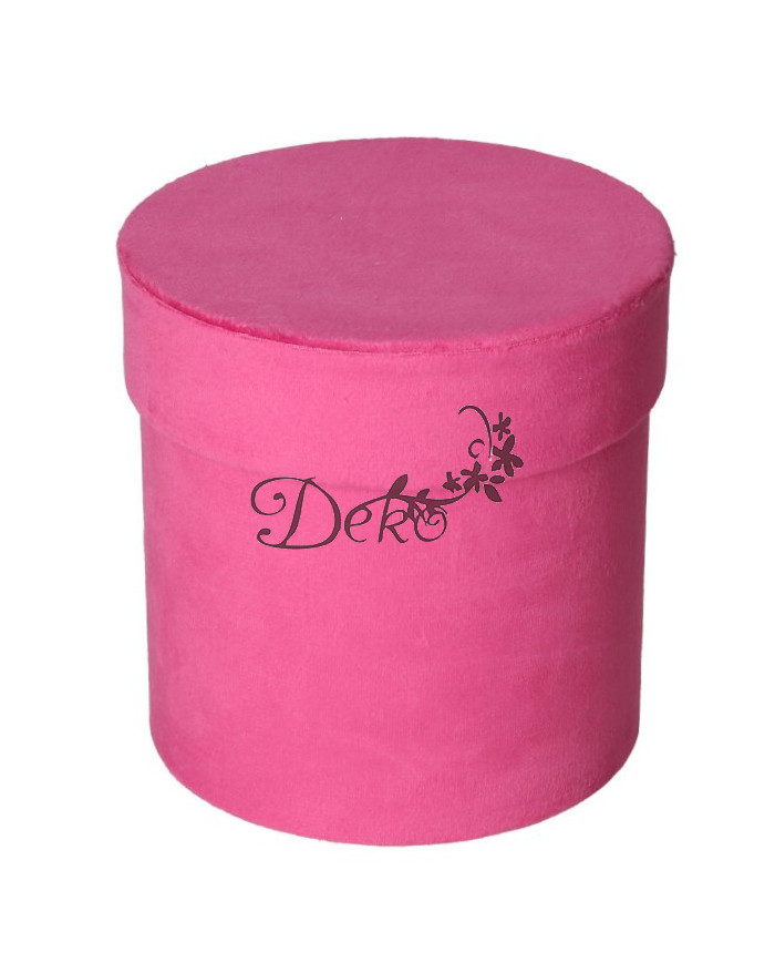 Flower box pudełko welurowe 13 cm dekoracja prezent