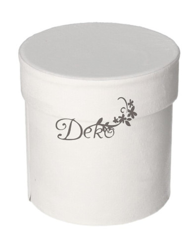 Flower box pudełko welurowe 13 cm dekoracja prezent