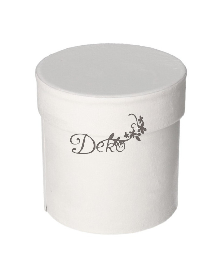 Flower box pudełko welurowe 13 cm dekoracja prezent
