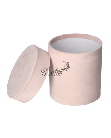 Flower box pudełko welurowe 13 cm dekoracja prezent