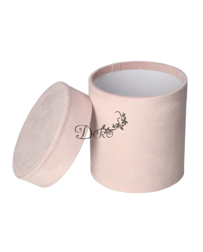 Flower box pudełko welurowe 13 cm dekoracja prezent