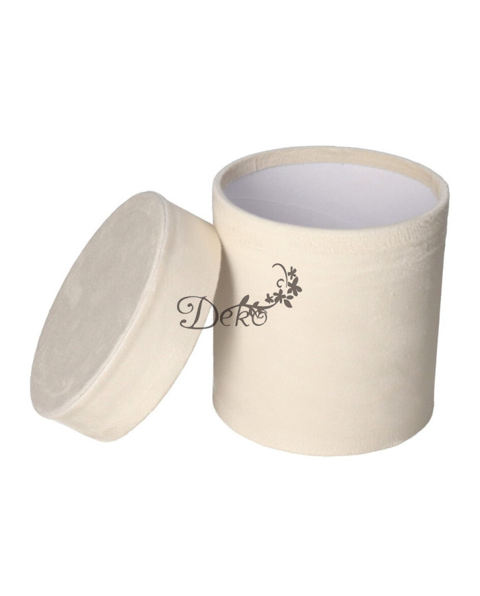 Flower box pudełko welurowe 13 cm dekoracja prezent
