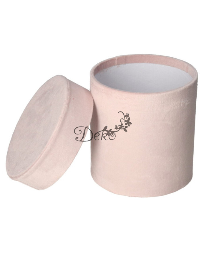 Flower box pudełko welurowe 15 cm dekoracja prezent