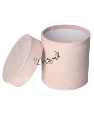 Flower box pudełko welurowe 15 cm dekoracja prezent