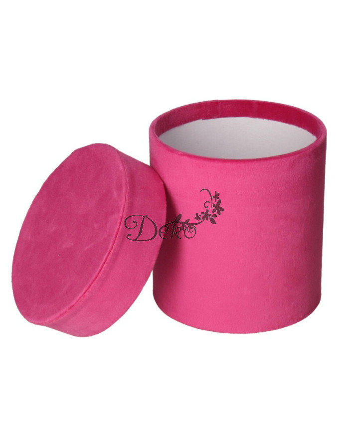 Flower box pudełko welurowe 15 cm dekoracja prezent