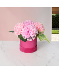 Flower box pudełko welurowe 15 cm dekoracja prezent