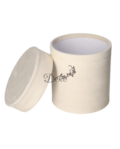 Flower box pudełko welurowe 15 cm dekoracja prezent
