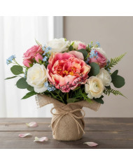 Piwonia peonia główka do wyrabiania 11 cm sztuczne kwiaty