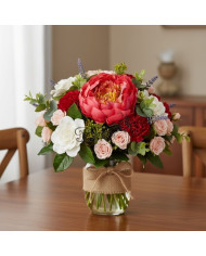Piwonia peonia główka do wyrabiania 11 cm sztuczne kwiaty