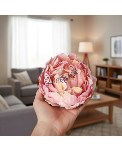 Piwonia peonia główka do wyrabiania 11 cm sztuczne kwiaty premium