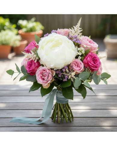 Piwonia peonia główka do wyrabiania 11 cm sztuczne kwiaty premium