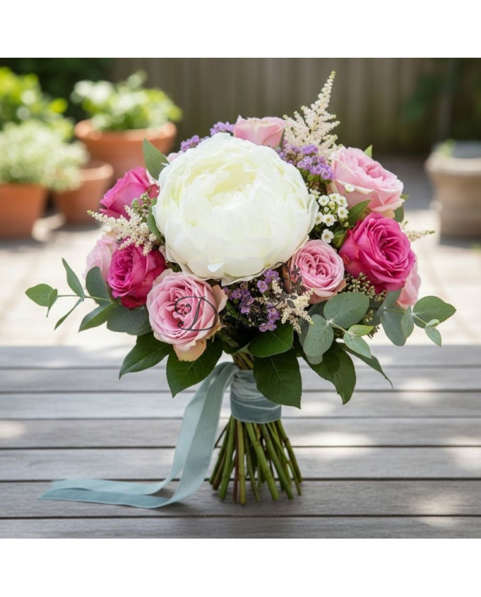Piwonia peonia główka do wyrabiania 11 cm sztuczne kwiaty premium
