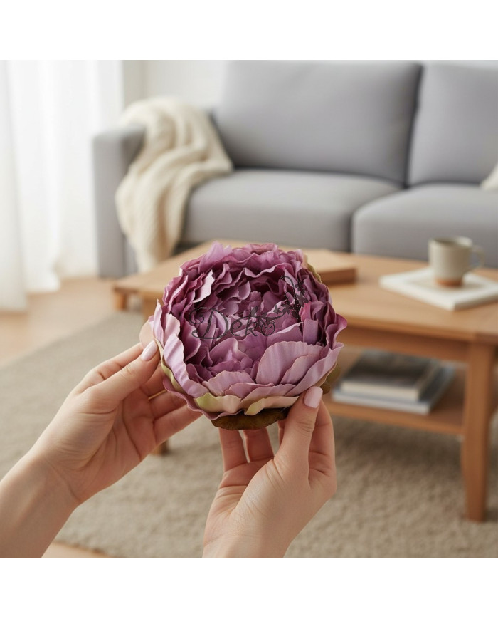 Piwonia peonia główka do wyrabiania 11 cm sztuczne kwiaty premium