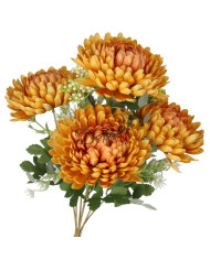 Chryzantema w bukiecie jak żywa sztuczne kwiaty 42 cm premium