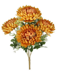 Chryzantema w bukiecie jak żywa sztuczne kwiaty 42 cm premium