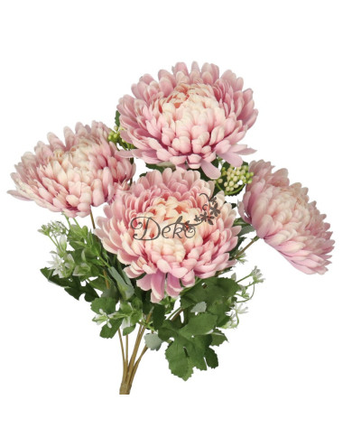 Chryzantema w bukiecie jak żywa sztuczne kwiaty 42 cm premium